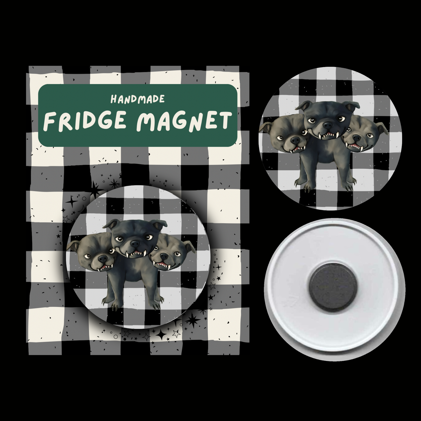 Magical Creatures Fridge Magnets – Fantasy-Inspired Beasts & Companions Collection