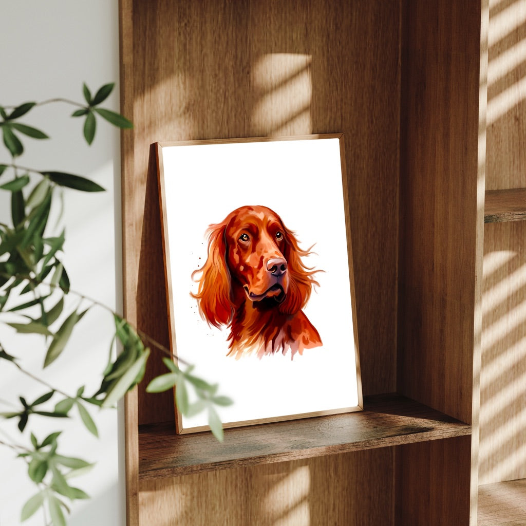 A4 Dog Breed Art Prints – Dog Wall Art – Gift for Dog Lovers