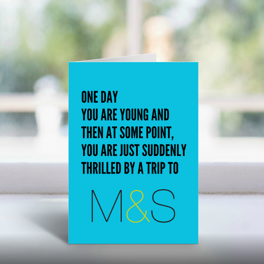 M&S A5 Greetings Card