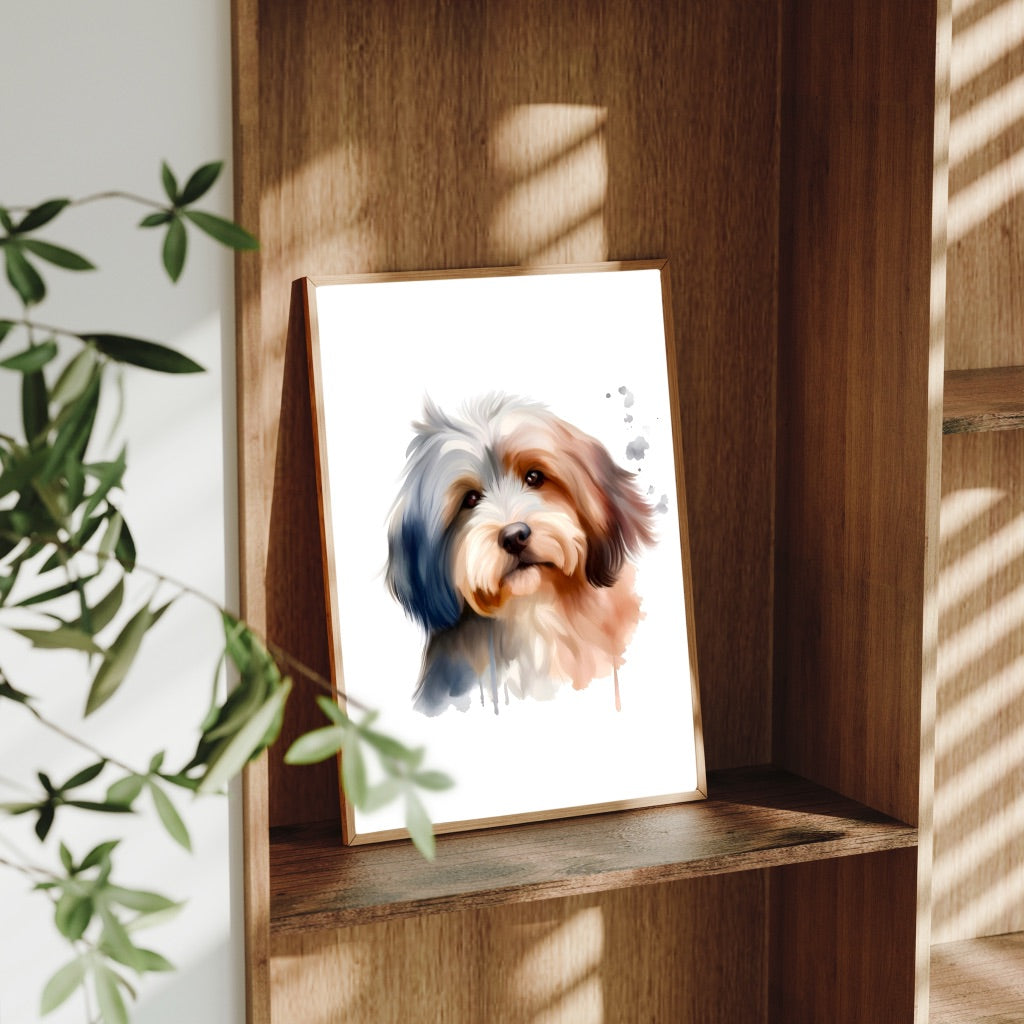 A4 Dog Breed Art Prints – Dog Wall Art – Gift for Dog Lovers