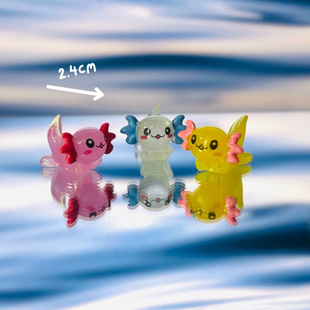 Adopt an Axolotl – Cute Resin Axolotl with Adoption Certificate