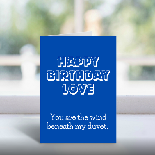 Wind Beneath A5 Greetings Card