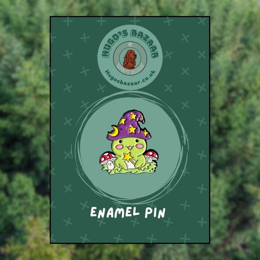 Toadstarella the Sparkle Sage – Arcane Amphibians Pin