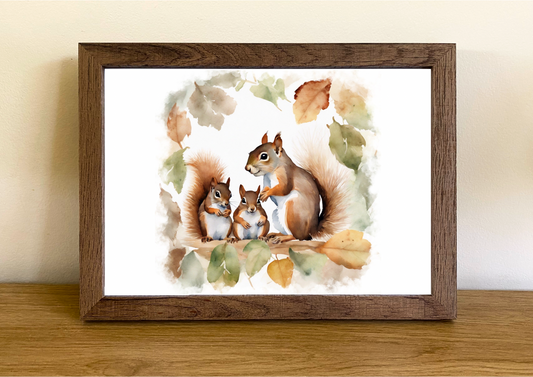 Squirrel Family - Farmhouse Style Collection