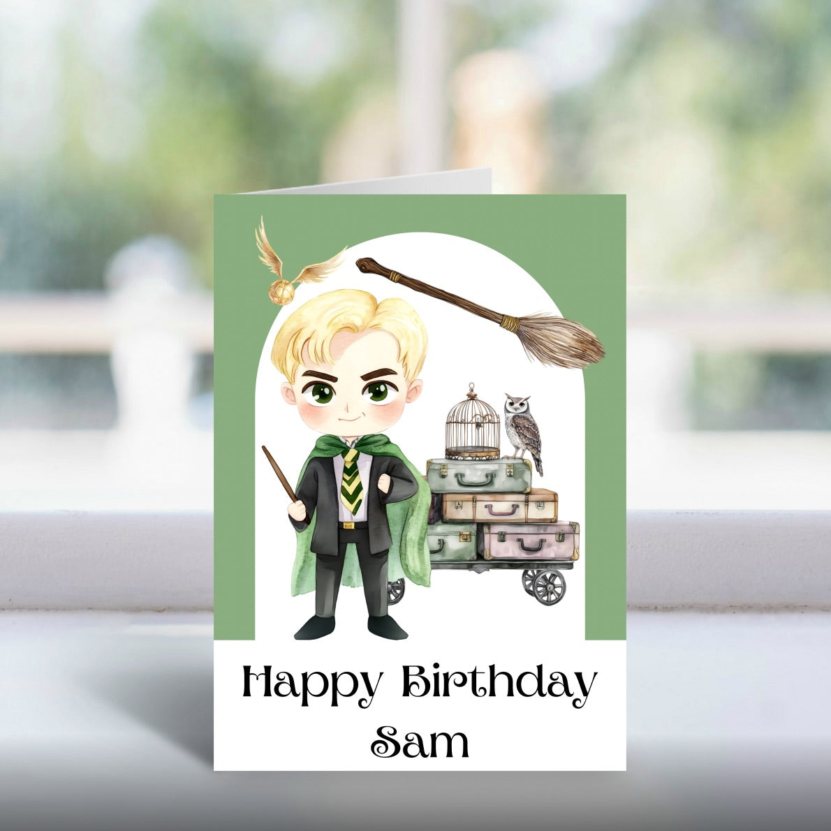 A5 Wizard Character Cards – Custom Fantasy Greetings – Gift for Magic Fans