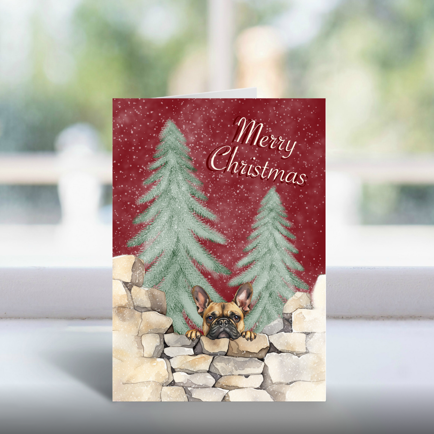 Dog Breed Christmas Card | Merry Christmas Greeting | Cute Dog Lover Card