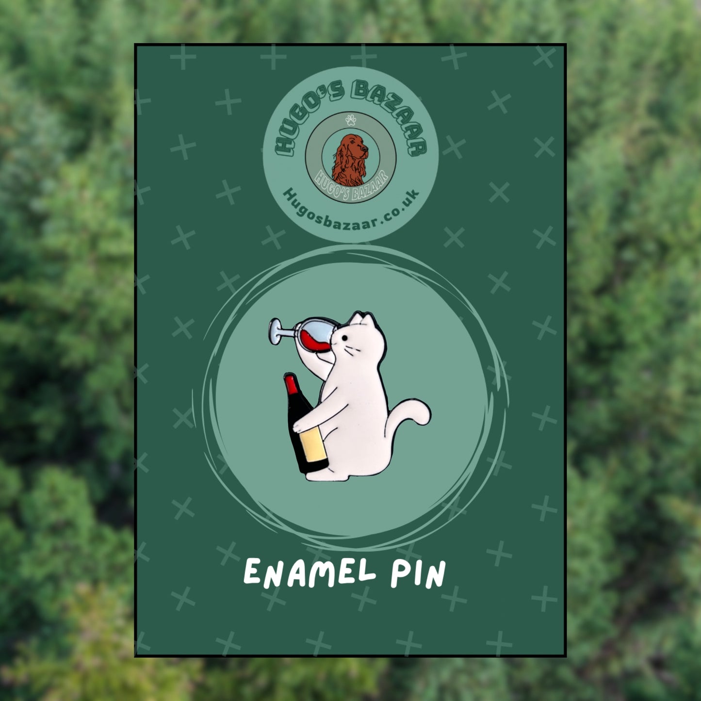 Clawdia Merlot – Wine Cat Pin