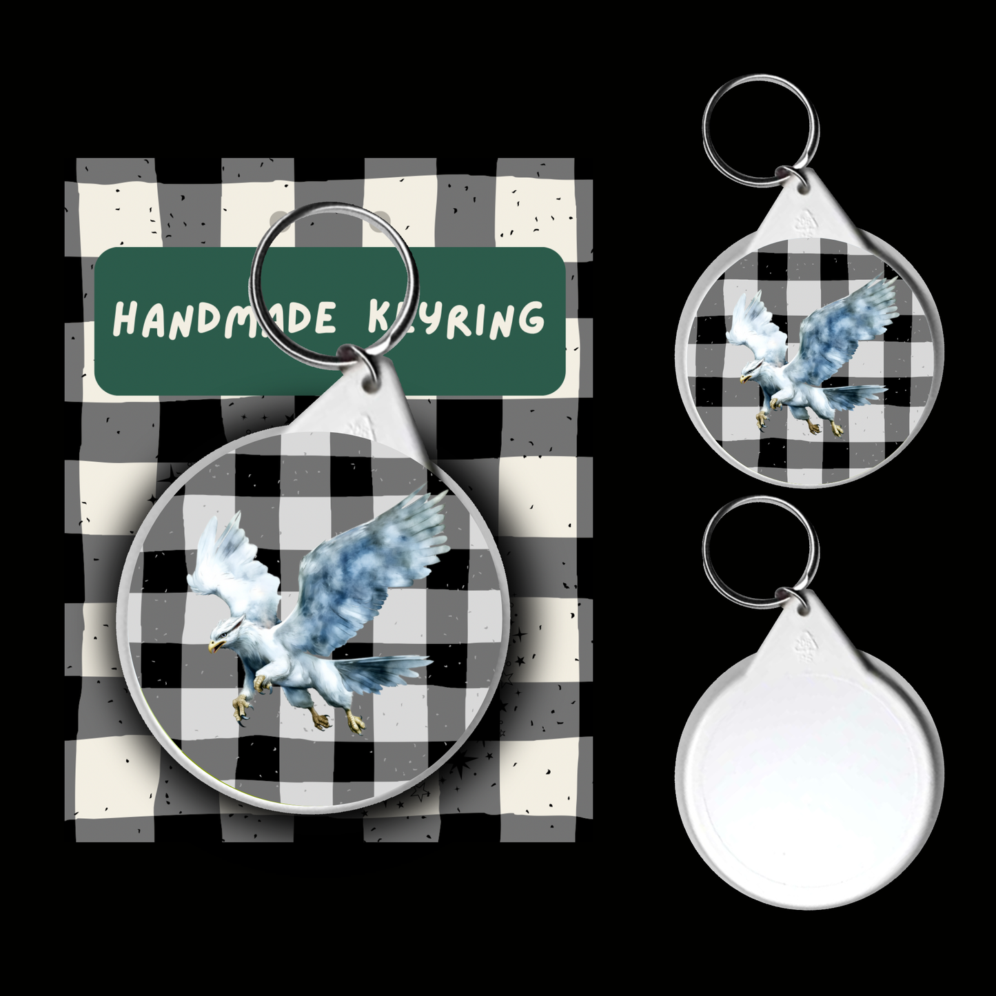 Magical Creatures Keyrings – Fantasy-Inspired Beasts & Companions Collection