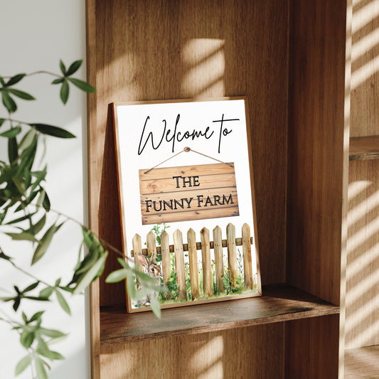 Hare Welcome - Farmhouse Style Print