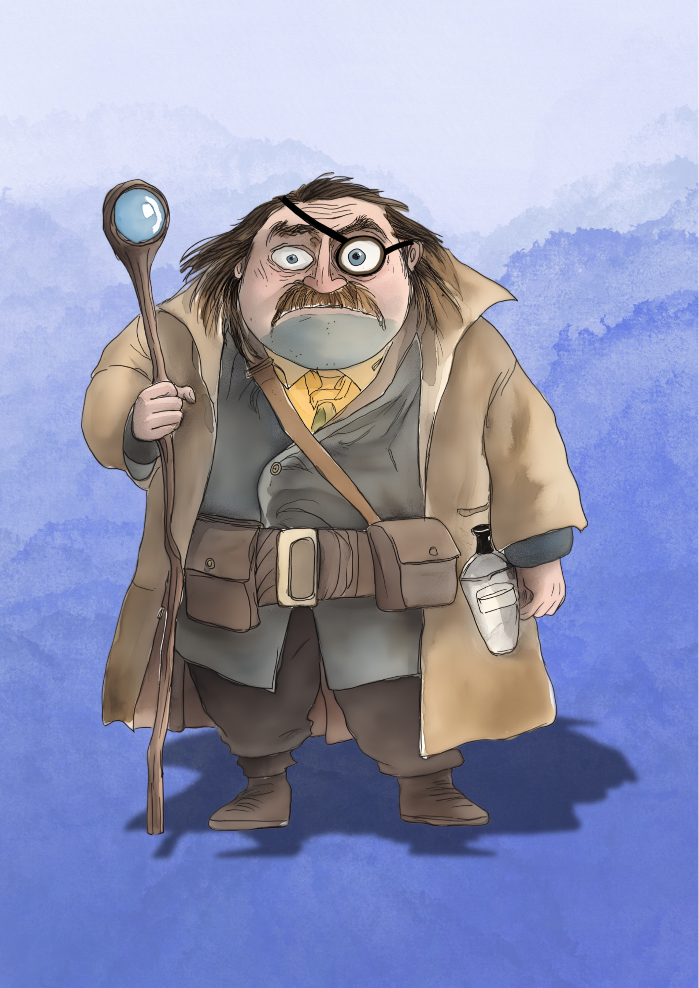 The Magical Eye Enforcer– A4 Wizarding Art Print