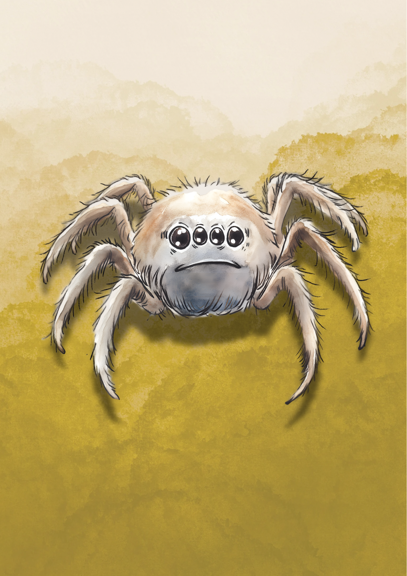 The Giant Forest Spider – A4 Wizarding Art Print
