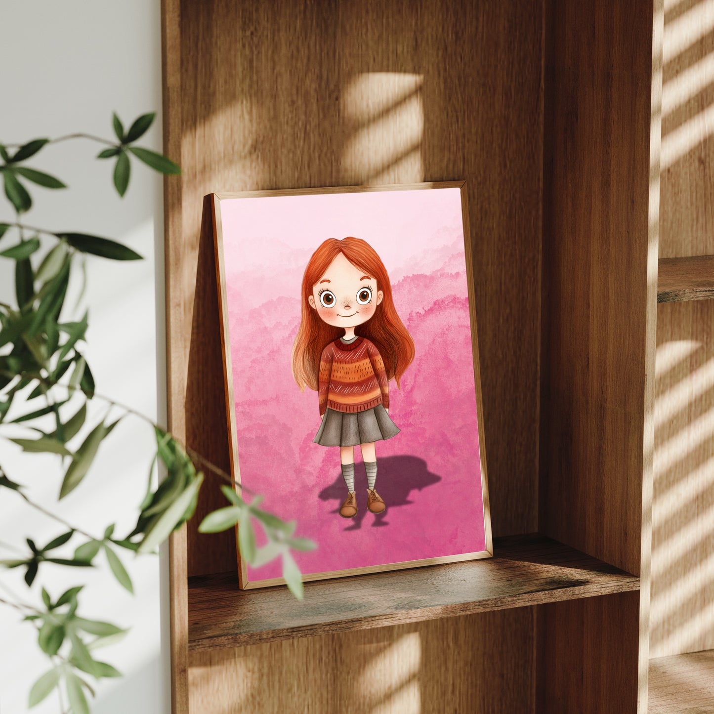 The Fiery Young Witch – A4 Wizarding Art Print