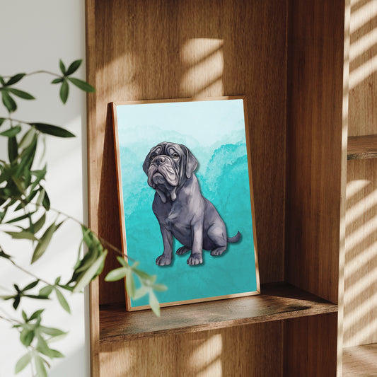 The Loyal Boarhound – A4 Wizarding Art Print