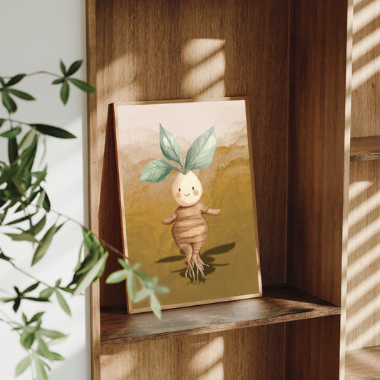 The Mandrake– A4 Wizarding Art Print