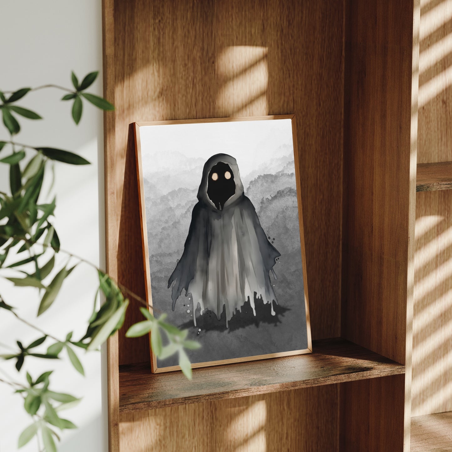 The Shadow Cloaked Wraith – A4 Wizarding Art Print