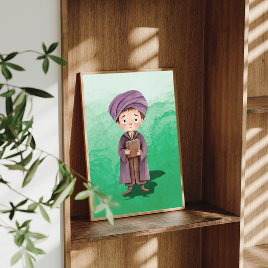 The Stuttering Professor – A4 Wizarding Art Print